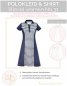 Preview: Papierschnittmuster - Polokleid & Shirt No. 31 - Damen - Lillesol & Pelle